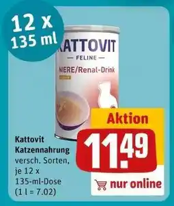 REWE Kattovit Katzennahrung Angebot