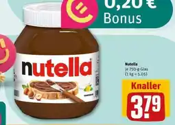 REWE nutella Angebot