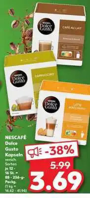 Kaufland Nescafé Dolce Gusto Kapseln Angebot