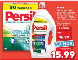 Kaufland PERSIL Universal- oder Color- Waschmittel Angebot