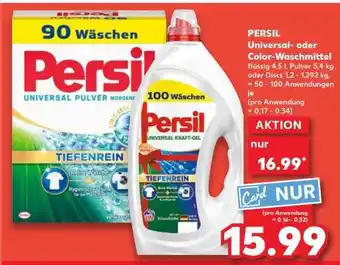 Kaufland PERSIL Universal- oder Color- Waschmittel Angebot