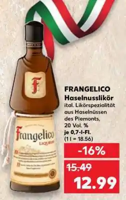 Kaufland FRANGELICO Haselnusslikör Angebot