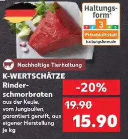 Kaufland K-WERTSCHÄTZE Rinderschmorbraten Angebot