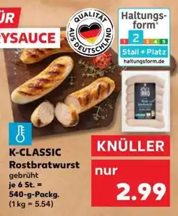 Kaufland K-CLASSIC Rostbratwurst Angebot