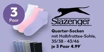 Kaufland SLAZENGER Quarter-Socken Angebot