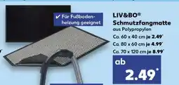 Kaufland LIV&BO Schmutzfangmatte Angebot
