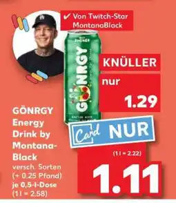 Kaufland GÖNRGY Energy Drink by MontanaBlack Angebot