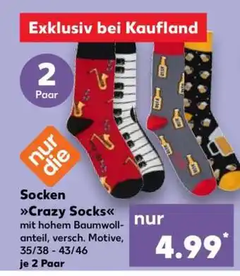 Kaufland Socken Crazy Socks Angebot