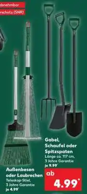 Kaufland Gabel, Schaufel oder Spitzspaten Angebot