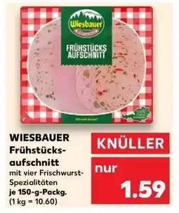 Kaufland WIESBAUER Frühstücksaufschnitt Angebot