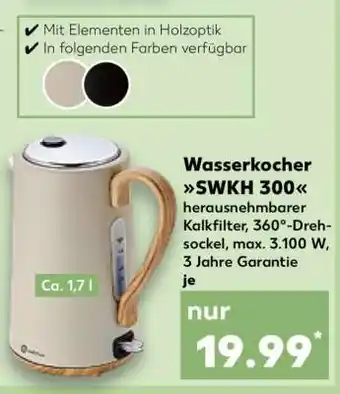 Kaufland Wasserkocher SWKH 300 Angebot