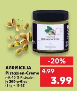 Kaufland AGRISICILIA Pistazien-Creme Angebot