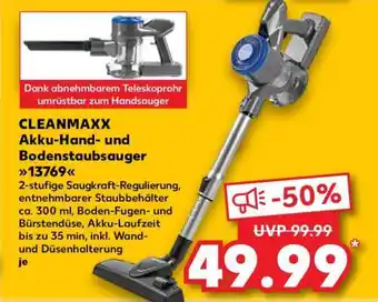 Kaufland CLEANMAXX Akku-Hand- und Bodenstaubsauger 13769 Angebot