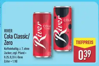 Aldi Nord RIVER Cola Classic/Zero Angebot