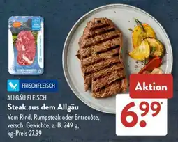 Aldi Süd Steak aus dem Allgäu Angebot