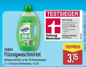 Aldi Nord TANDIL Flüssigwaschmittel Angebot