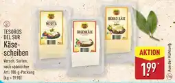 Aldi Nord TESOROS DEL SUR Käse-scheiben Angebot