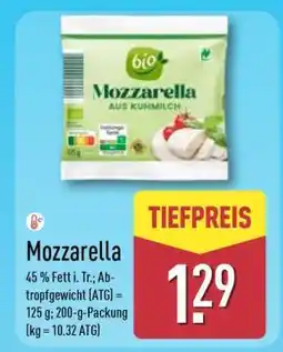 Aldi Nord Mozzarella Angebot