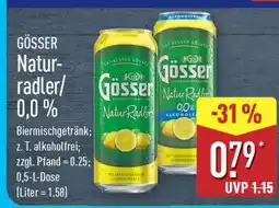 Aldi Nord GÖSSER Naturradler/0,0 % Angebot