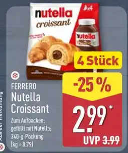 Aldi Nord FERRERO Nutella Croissant Angebot