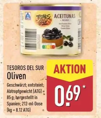 Aldi Nord TESOROS DEL SUR Oliven Angebot