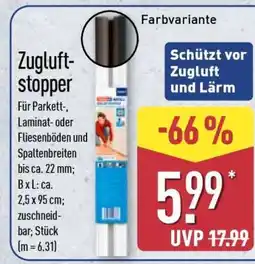 Aldi Nord Zugluftstopper Angebot