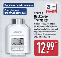 Aldi Nord AMBIANO Heizkörper-Thermostat Angebot