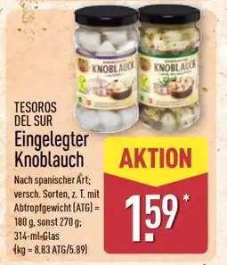 Aldi Nord TESOROS DEL SUR Eingelegter Knoblauch Angebot