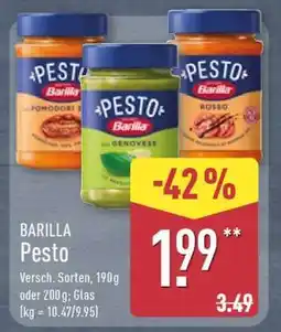 Aldi Nord Barilla Pesto Angebot