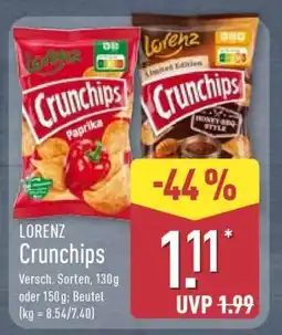 Aldi Nord LORENZ Crunchips Angebot