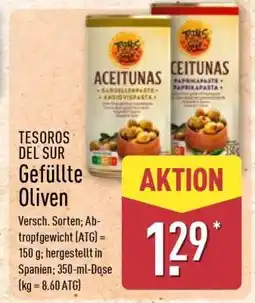 Aldi Nord TESOROS DEL SUR Gefüllte Oliven Angebot