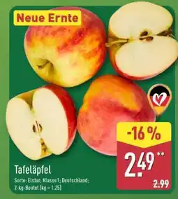 Aldi Nord Tafeläpfel Angebot