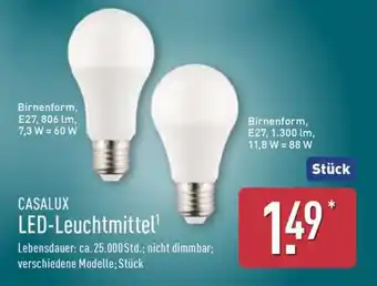 Aldi Nord CASALUX LED-Leuchtmittel Angebot