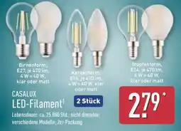 Aldi Nord CASALUX LED-Filament Angebot