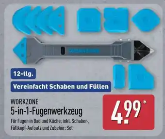 Aldi Nord WORKZONE 5-in-1-Fugenwerkzeug Angebot