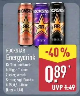 Aldi Nord ROCKSTAR Energydrink Angebot