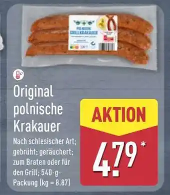 Aldi Nord Original polnische Krakauer Angebot