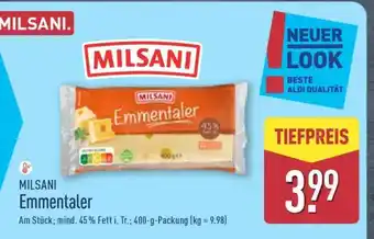 Aldi Nord MILSANI Emmentaler Angebot