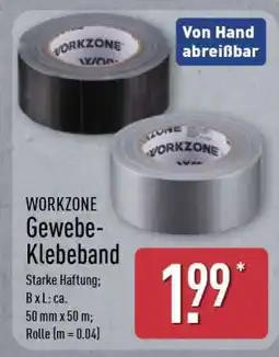 Aldi Nord WORKZONE Gewebe-Klebeband Angebot