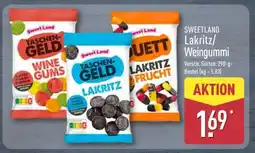 Aldi Nord SWEETLAND Lakritz/Weingummi Angebot