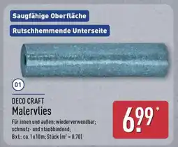 Aldi Nord DECO CRAFT Malervlies Angebot