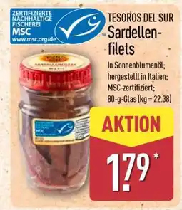 Aldi Nord TESOROS DEL SUR Sardellenfilets Angebot