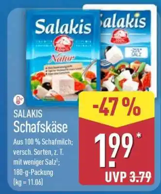 Aldi Nord SALAKIS Schafskäse Angebot