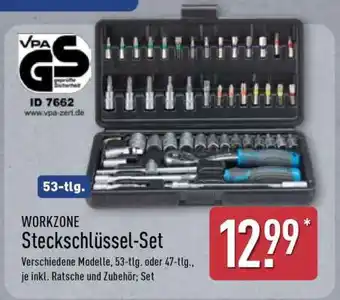 Aldi Nord WORKZONE Steckschlüssel-Set Angebot