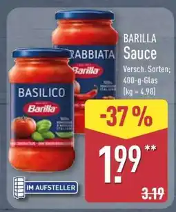 Aldi Nord BARILLA Sauce Angebot