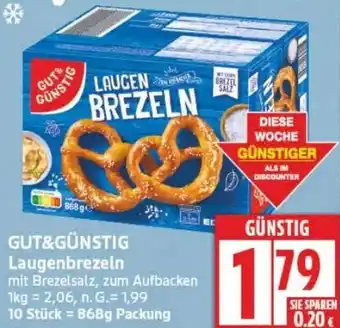 Edeka GUT&GÜNSTIG Laugenbrezeln Angebot