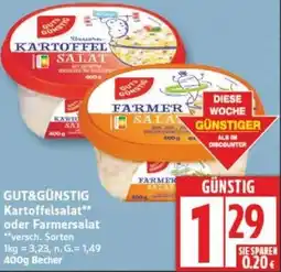 Edeka GUT&GÜNSTIG Kartoffelsalat oder Farmersalat Angebot