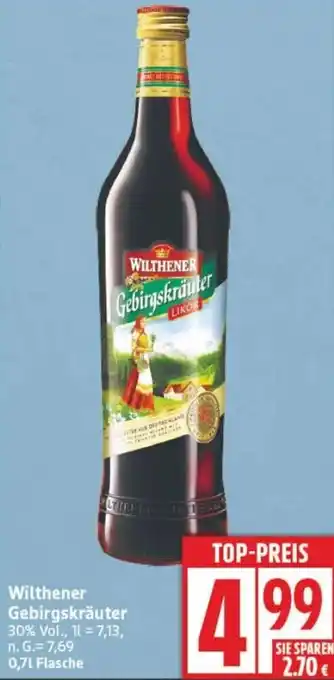 Edeka Wilthener Gebirgskräuter Angebot