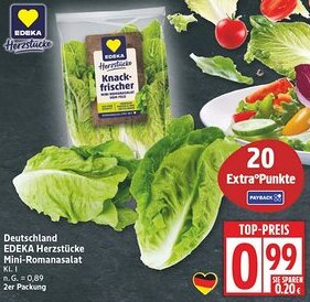 Edeka Deutschland EDEKA Herzstücke Mini-Romanasalat Angebot