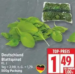 Edeka Deutschland Blattspinat Angebot